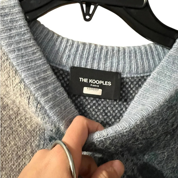 Kooples Short Wool With Blue Fade - Picture 4 of 6